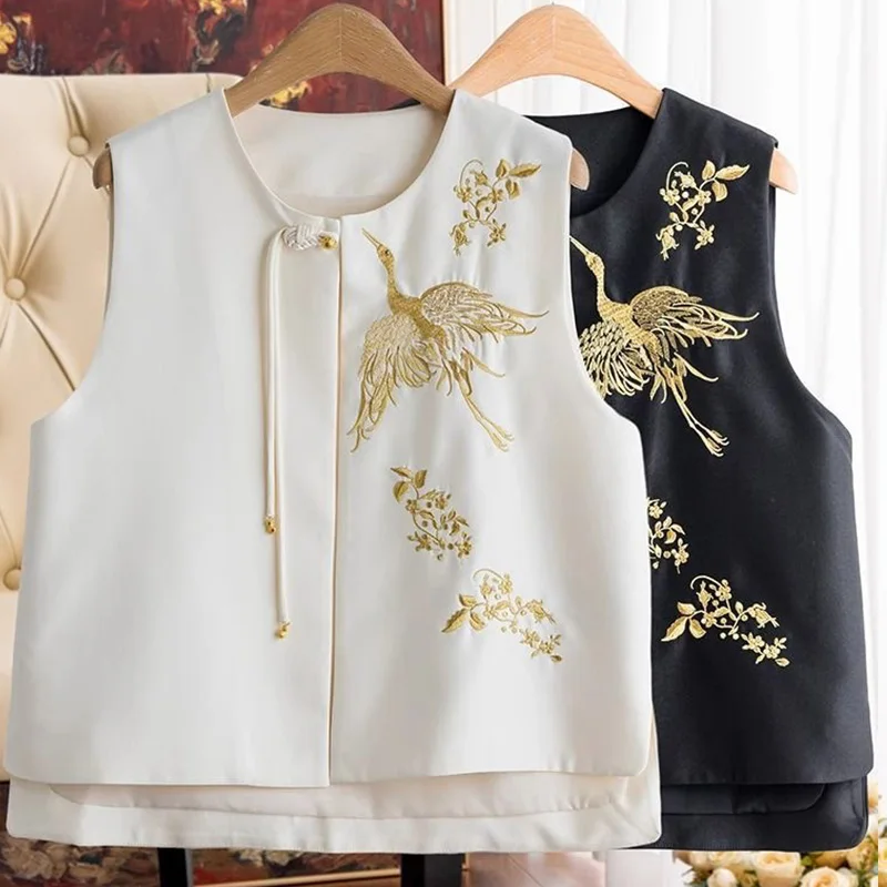 China supplier custom dacron new Chinese Guofeng Heavy Industry vest