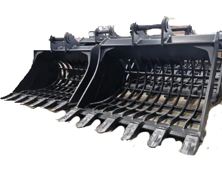 Excavator Skeleton Bucket with Tooth Excavator Sieve Bucket  Hitachi Cleaning Bucket for Zx250 Excavators