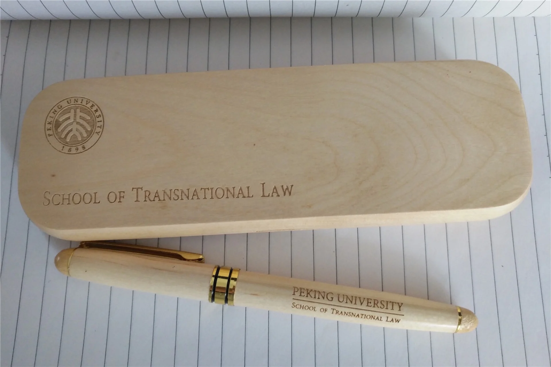 High Quality Luxury Custom Logo Maple Wooden Ballpoint Pen With Wooden Pen Box Case