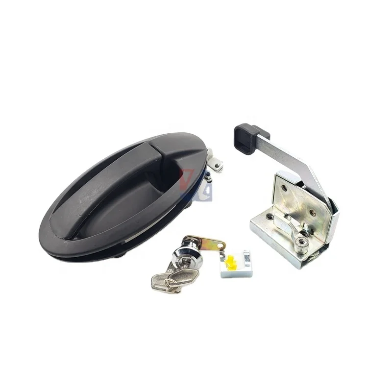 JUYULONG PC56-7 60-8 70-8 Cab door lock assembly inner puller outer puller lock block For Komatsu Excavator Spare Parts