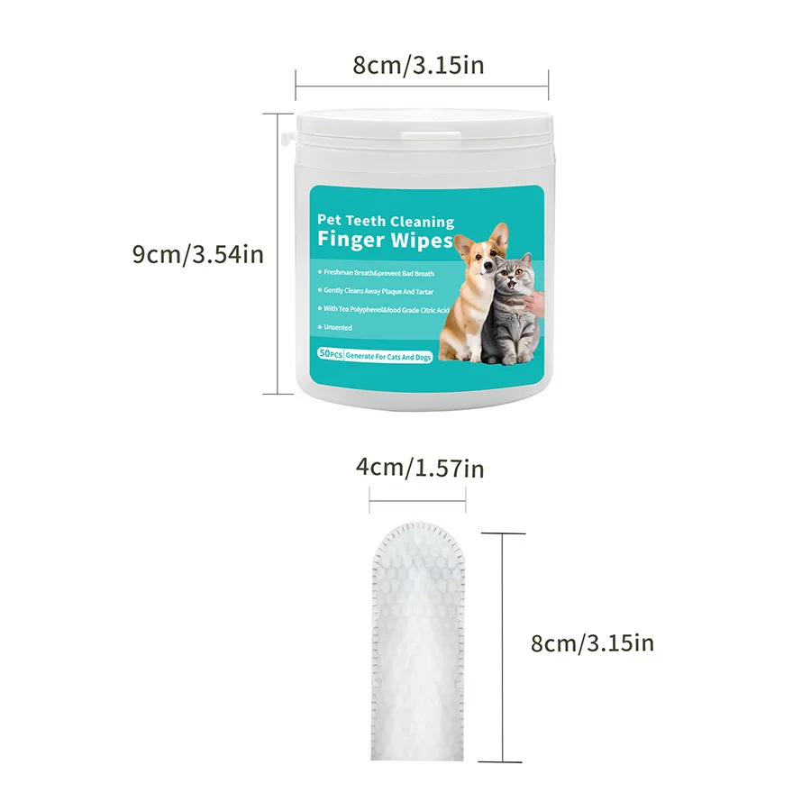 Promotion Cheap Price Guaranteed Quality Convenient to use pet teeth cleaning finger wipes