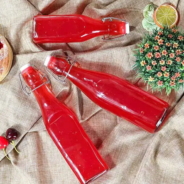 Factory Produced Various Specifications Premium Swing Top/Clip Top Glass Bottle