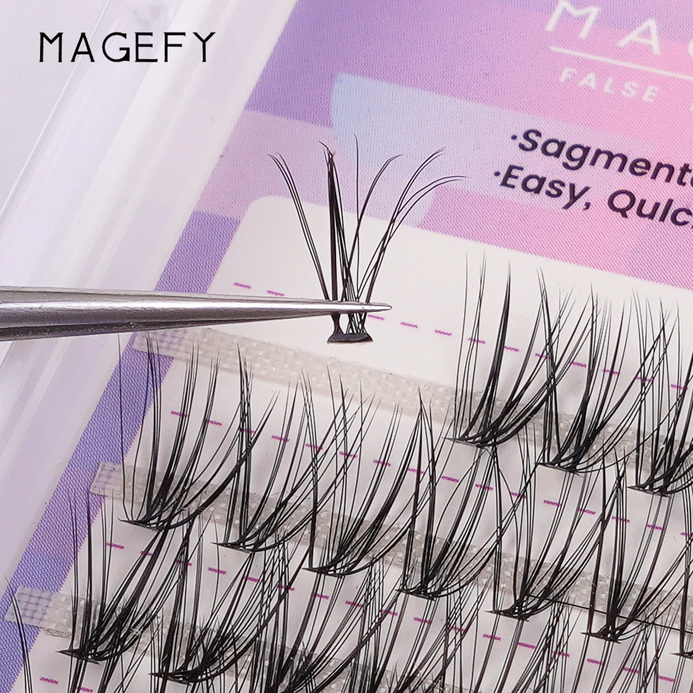 MAGEFY lashes vendor wholesale luxury 3d faux mink false eyelashes trays