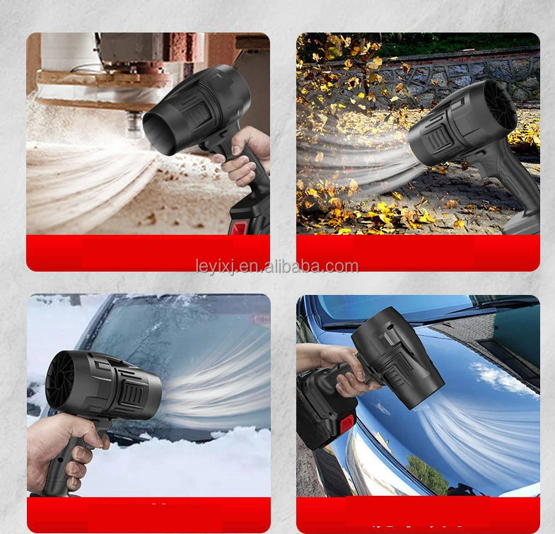 20V Industrial Grade Portable Wireless Lithium Battery Electric Blower Dual-Purpose Dust Collector & Snow/Leaf Blower