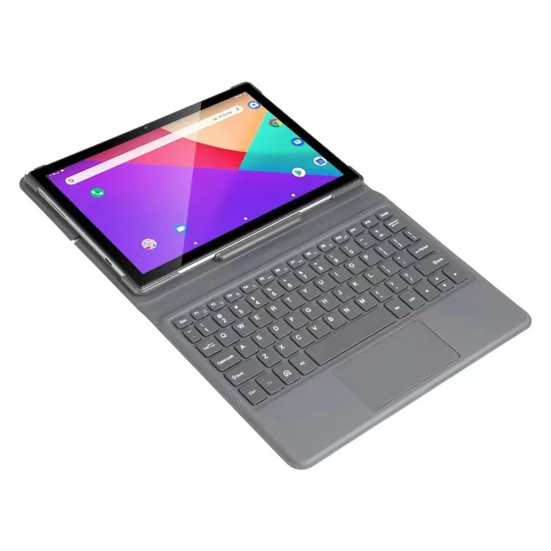 10.1 inch HD Tablet with Keyboard Android 11.0 2 in 1 Tablets 4GB RAM 64GB ROM  Google Certified Tablet PC