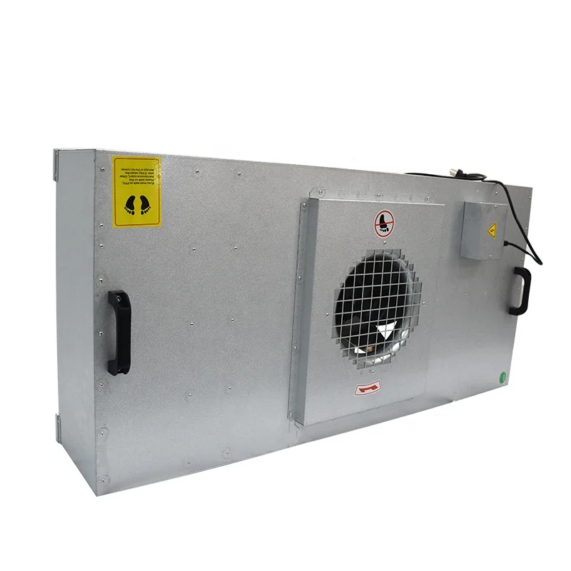 Factory Outlet Customized AC Motor 4x2 FFU H14 HEPA Filter Unit Cleanroom Multi-Functional SS304 Casing for Manufacturing Plant