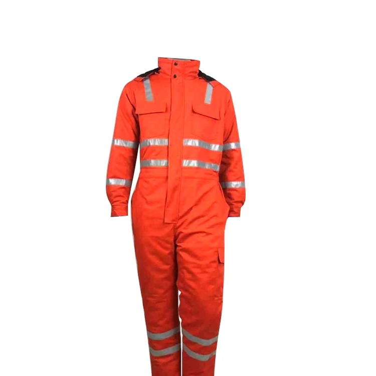 Men Outdoor Refinery Mining Winter Wear-resistant Cold Resistance Thicken Safety Hi Vis Work Clothes