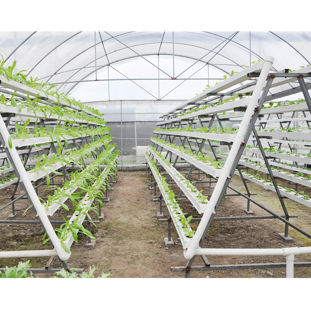 Вертикальная ферма Hidroponia ПВХ аэропонного Nft нфт гидропонной системы для клубника