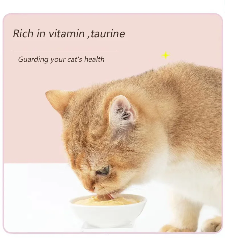 Factory price Melty Creamy Cat Treats Soft Snack for 1 Year and Above 15g x 5 Sticks cat creamy treats