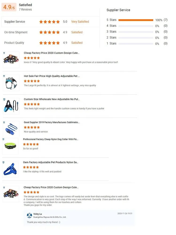 2022 Manufacturers No Pull Pet Harness Reversible Dog Harness set design Custom Adjustable dog harness with reflective logo