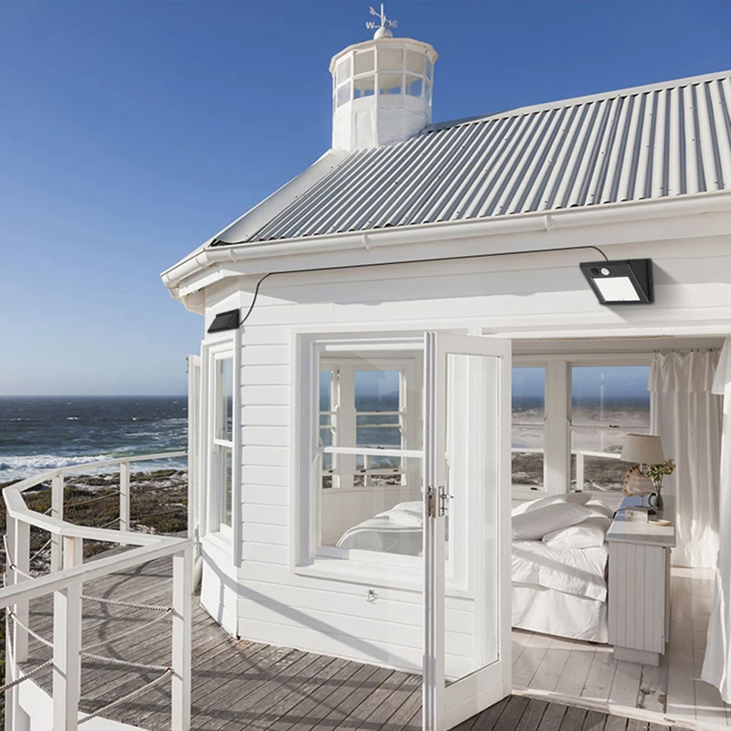 Patent Design Outdoor 40 LEDs Split Sensor Wall Light Powered Solar Led Lamps