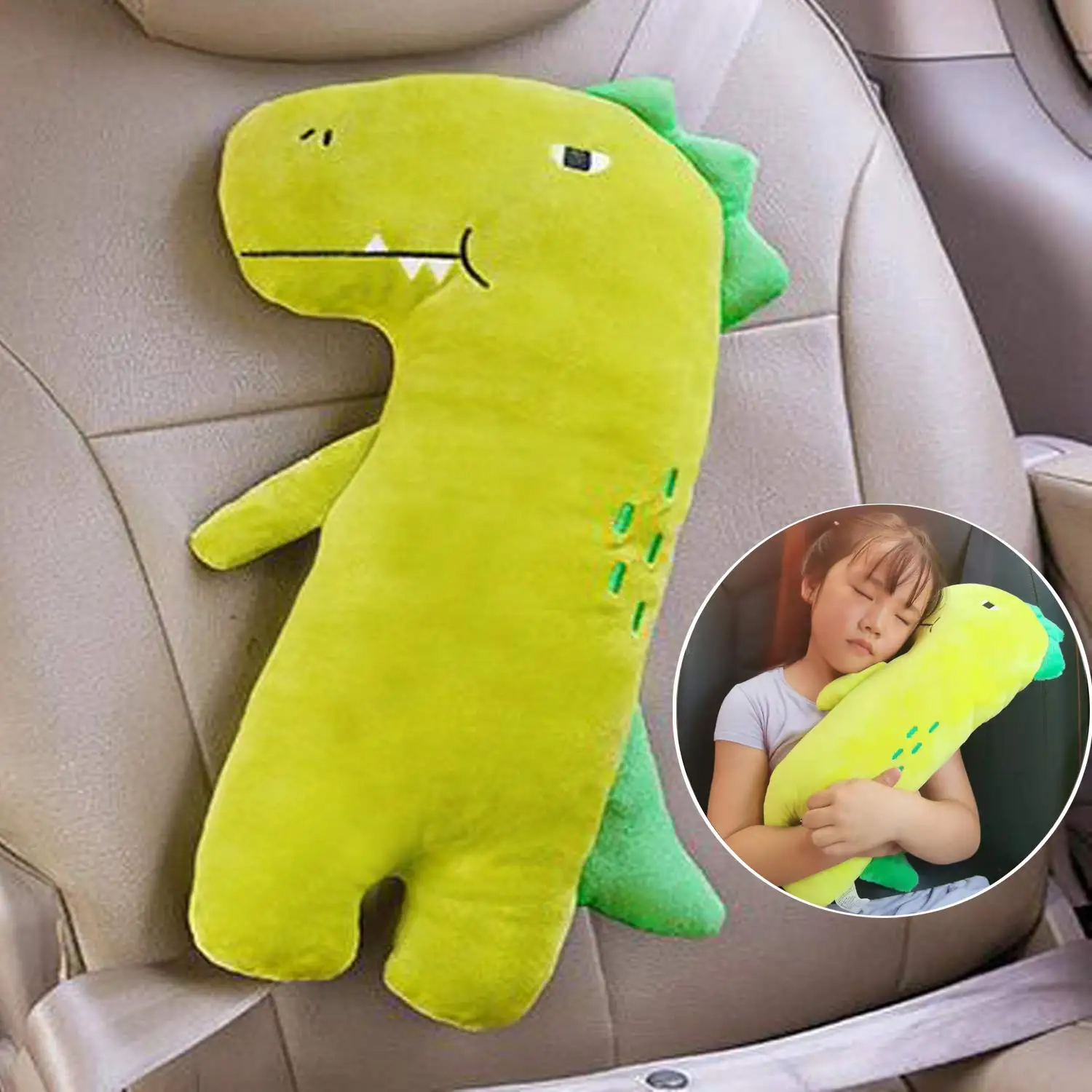 Car Seat Belt Shoulder Cuffs Cute Cartoon Neck Pillow Seat Belt Pads Cover Protector Pillows