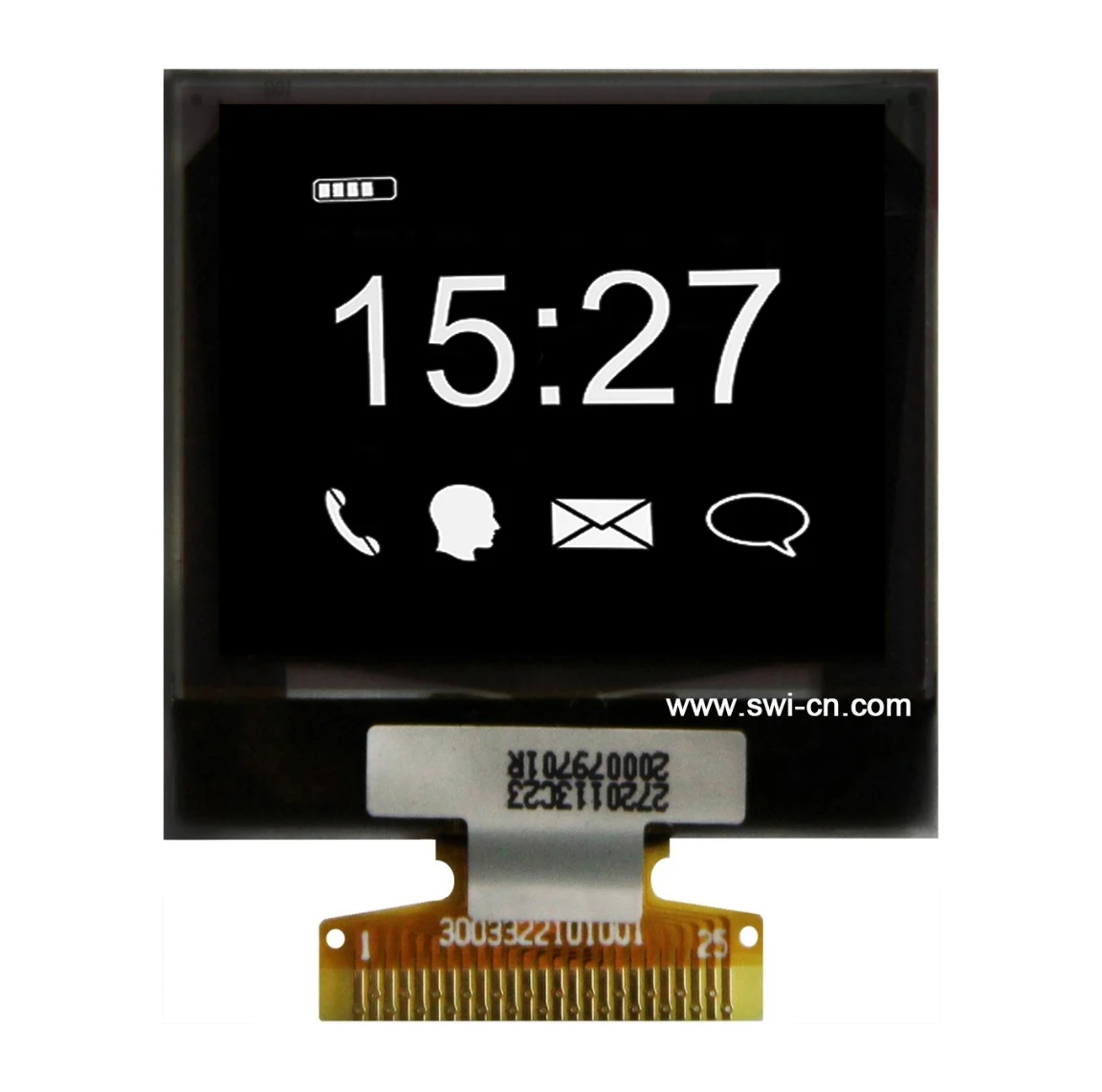 1.5' Square OLED display LCD display for smart watch wearing device