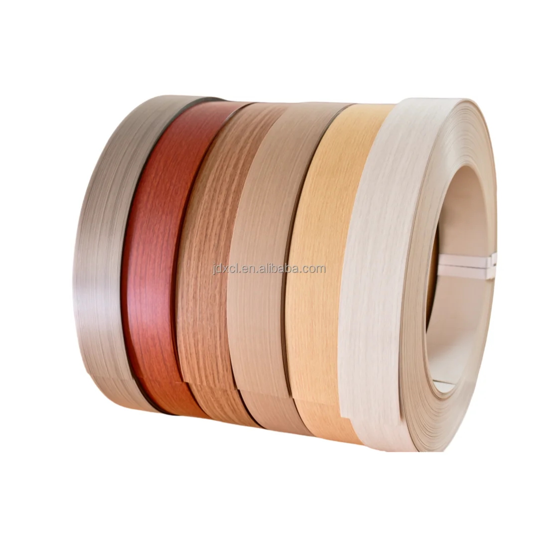 Edge Banding for Furniture Accessories High Quality PVC 3000 Meters Woodgrains/solid Color Accepable 0.4-3mm 6-90mm