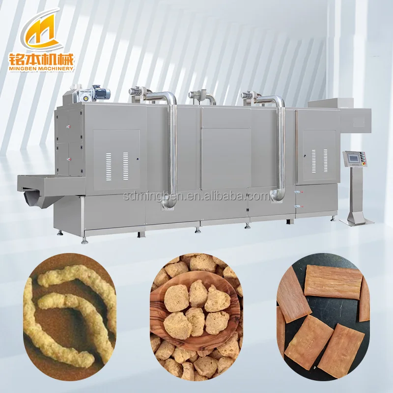Chinese factory full automatic soybean texture protein production line/Tvp/Tsp soybean plant protein production line