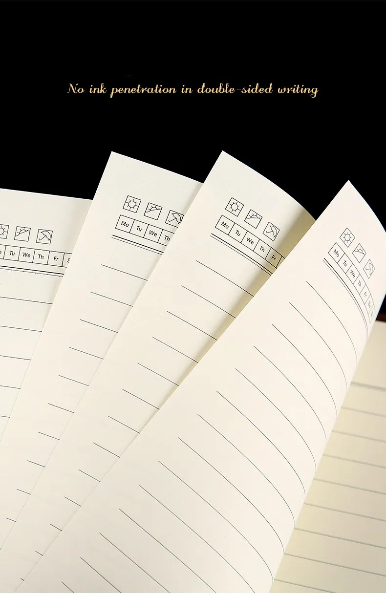 New Style B5 Notebook Wholesale Custom Logo Pu Leather Notepad Cover 6 Ring Loose Leaf Refillable Notebook With Leather Buckles