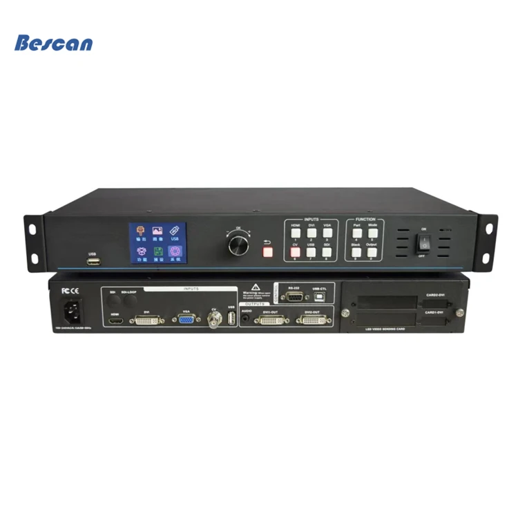 HD LED Video Controller, Mutil function LED video processor led display screen controller seamless switching led video processor