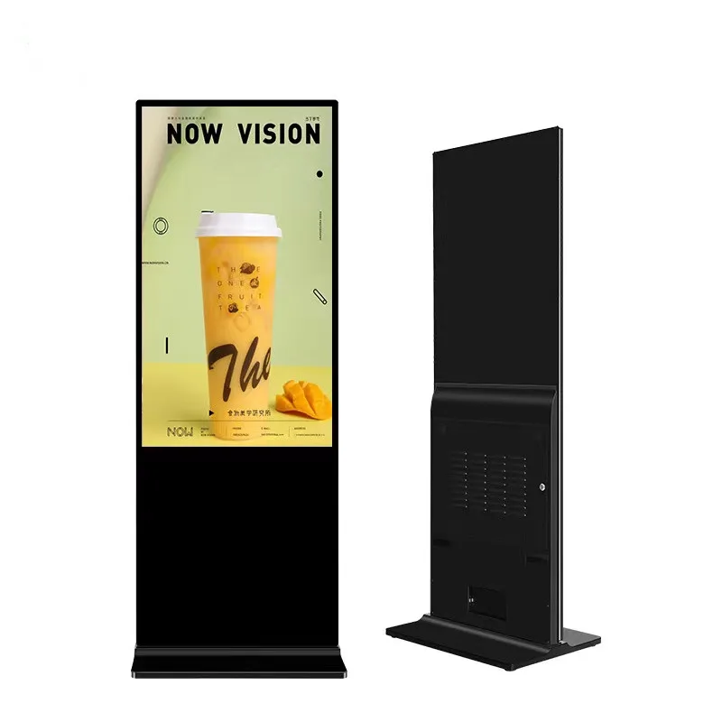 weier 43 50 55 inch indoor led display advertising player lcd screen android windows system digital signage