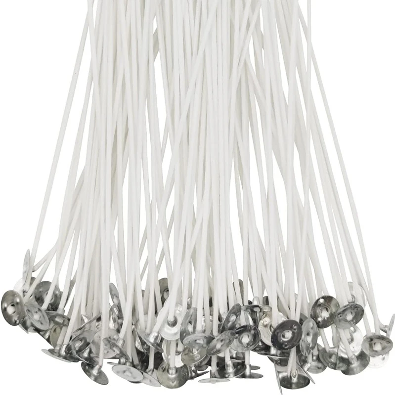 Амазо Лидер продаж, 8-20 см, 100 шт., хлопковые свечи с парафином, покрытые воском, TLX0014