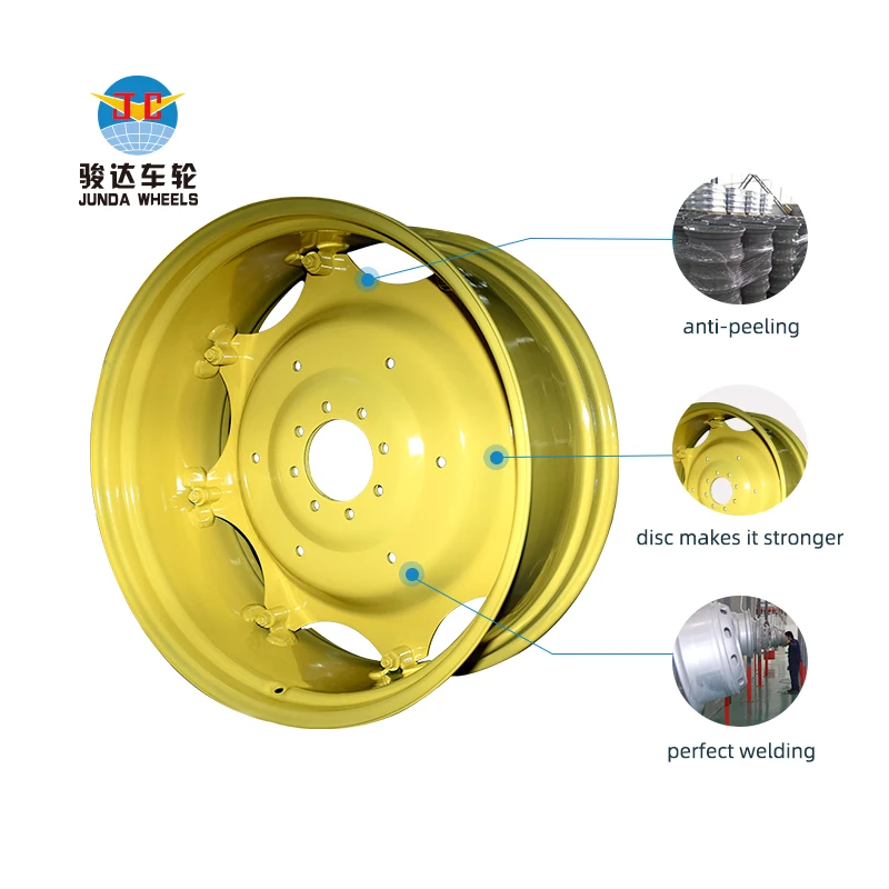 Factory Directly Provide 15*38 Tubeless Agricultural Steel Wheel Rim