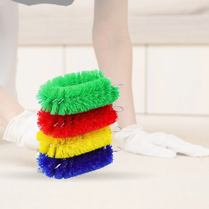 PUC Multi Purpose Heavy Industrial Fibre Brush Mix Colour Suitable for Cleaning Use Polymer Fiber Hard Brush