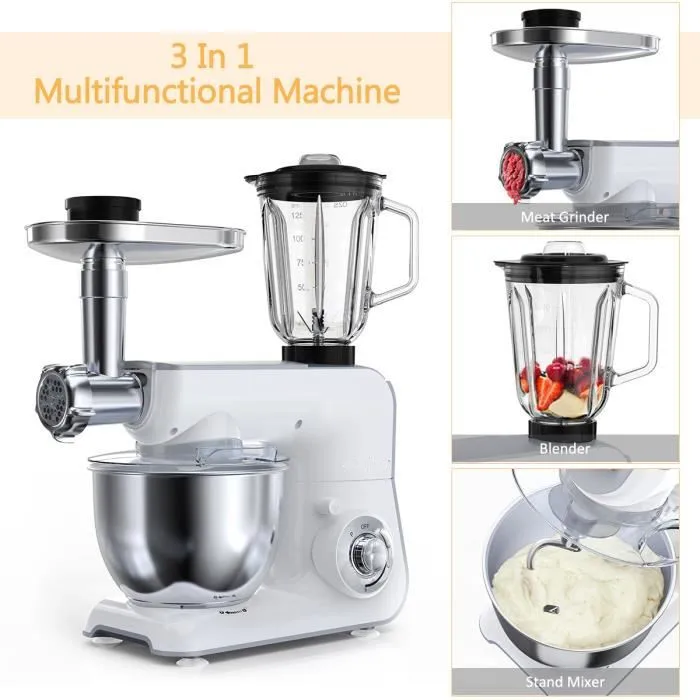 OUfeel  Multifunction Household Kitchen Dough Electric Cake Aid Machines  Stand  Mixer