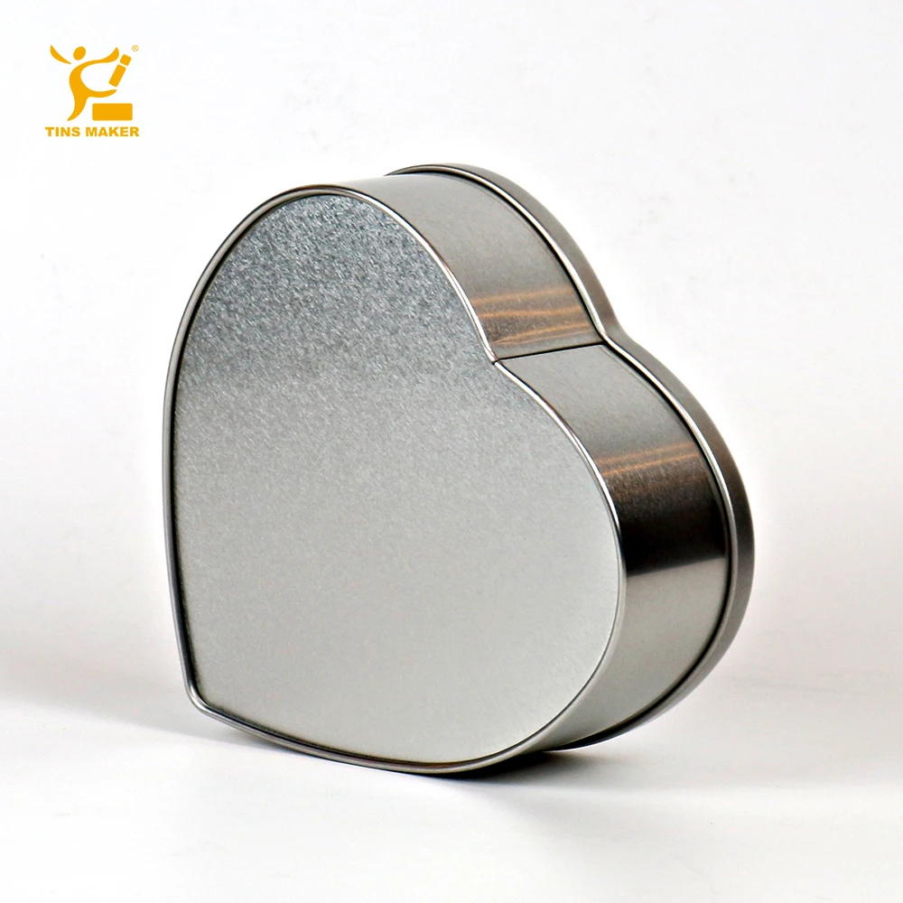 Custom Thanksgiving heart-shaped hard candy tin candy window display tinplate tin box tin with lid