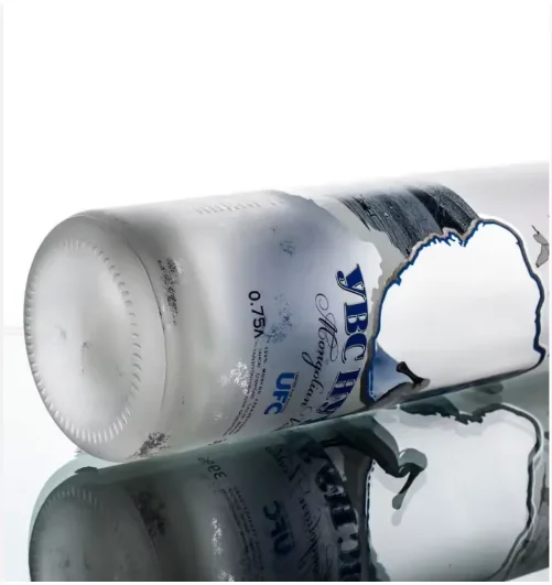 700ml 750 Ml Vodka Frosted Bottle 500 Ml Glass Bottles For Alcoholic Whisky liquor Manufacturer Wholesale