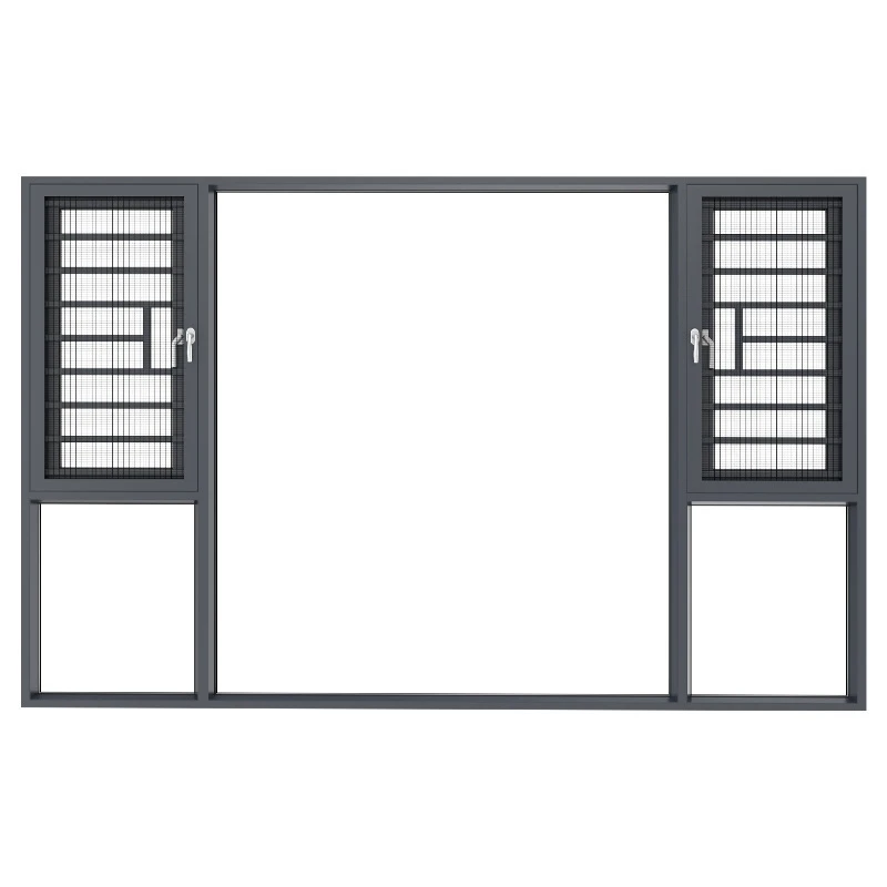 Pvc Windows Casement for Home Doors and Zonron Burglar Top Quality Arched Wood Bronze Black 34x72
