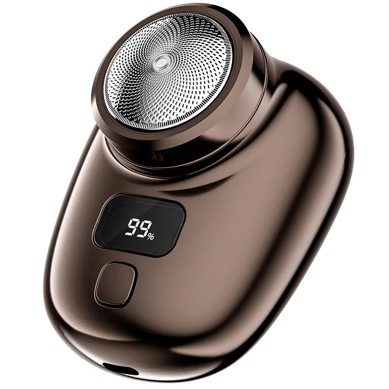 2024 Hot Sale USB Rechargeable Men Electric Shaver Popular Mini Shaving Razor for Beard Waterproof