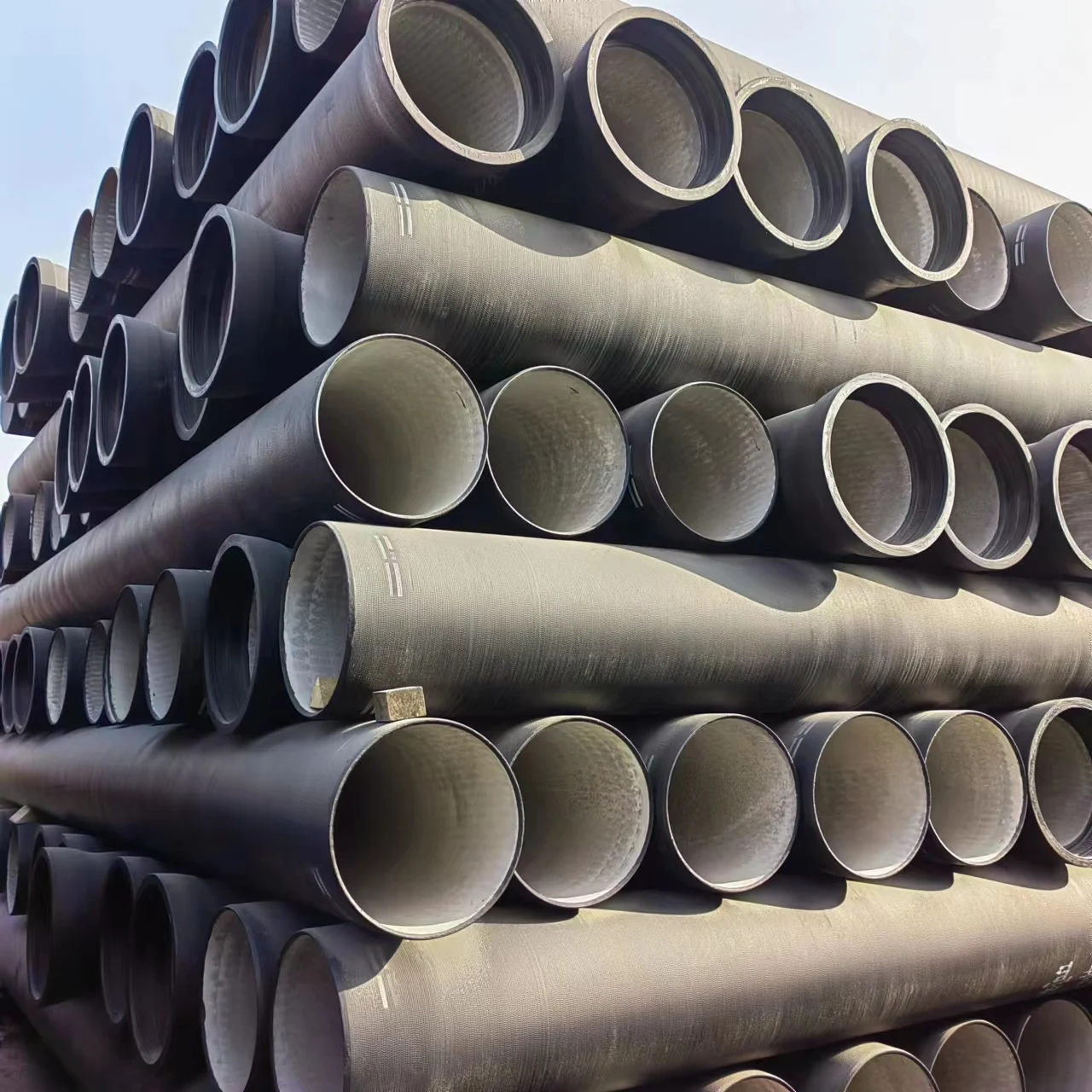 Water Discharging DN80-2600 Nodular Casting Ductile Iron Pipe Regardless Of Diameter Size