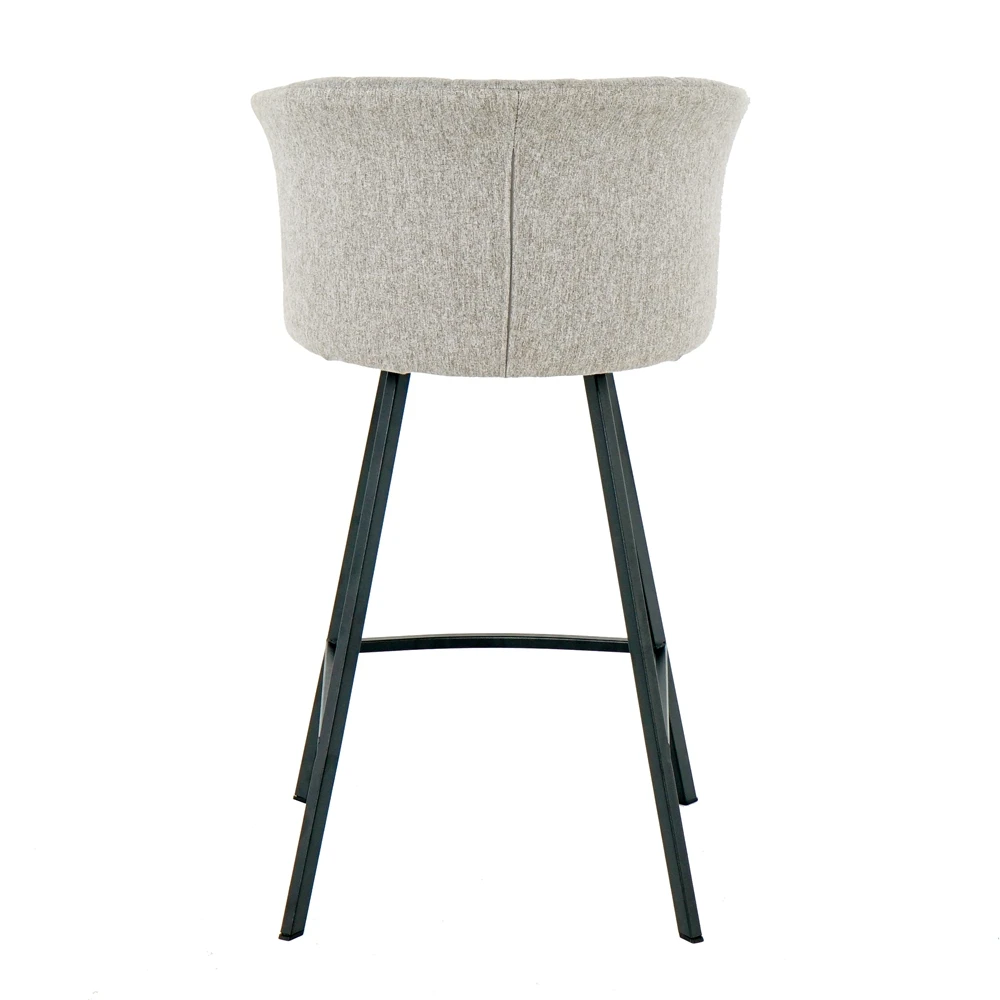 Bar Chair Nordic Tall Counter Furniture Metal Velvet Back Luxury Kitchen Modern High Stool Bar Chairs For Bar Table