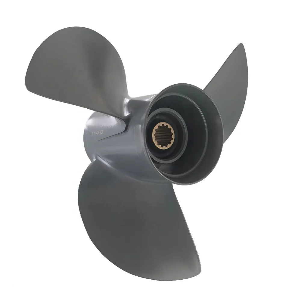 Factory Custom Most Popular inboard boat engines 12 1/4x9 ALUMINUM 35-60 HP Marine Propeller for HONDA