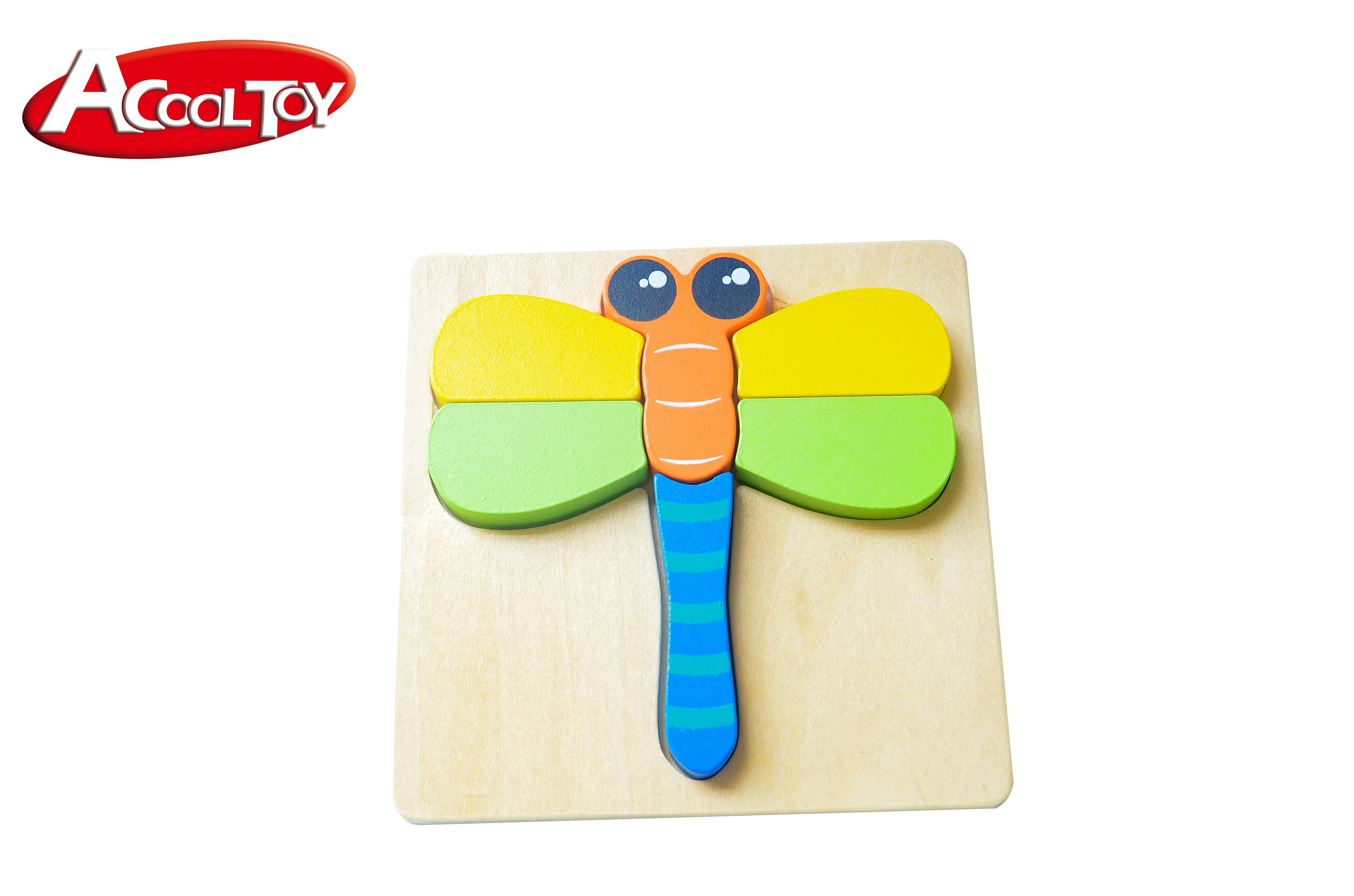 2022 Baby Puzzle Wooden Educational Toys Learning Small Puzzle Zhejiang for Kids Animal Puzzle 3D Unisex Plywood, MDF 20pcs 18m+