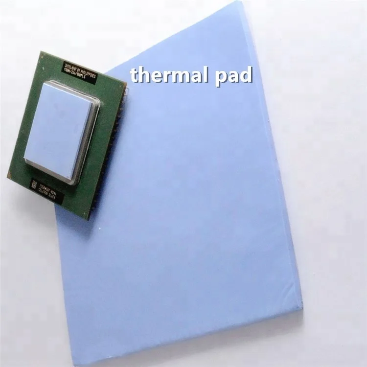 Hot-sale Power supply high thermal conductivity silicone film insulation silicone pad for smartphone cpu heat dissipation