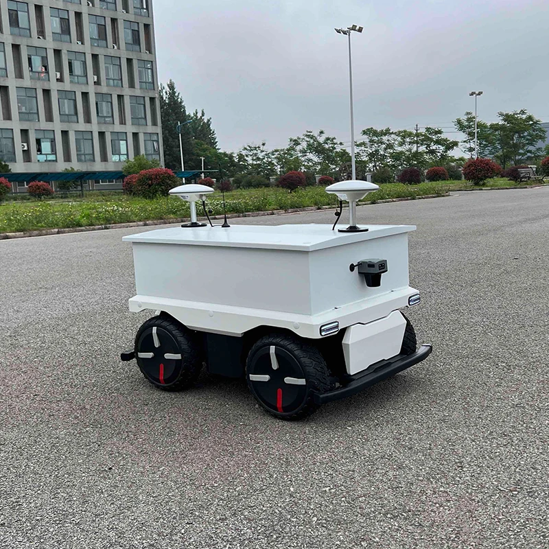 UGV-8 Artificial intelligent factory direct price wheeled platforms security robot with camera remote control