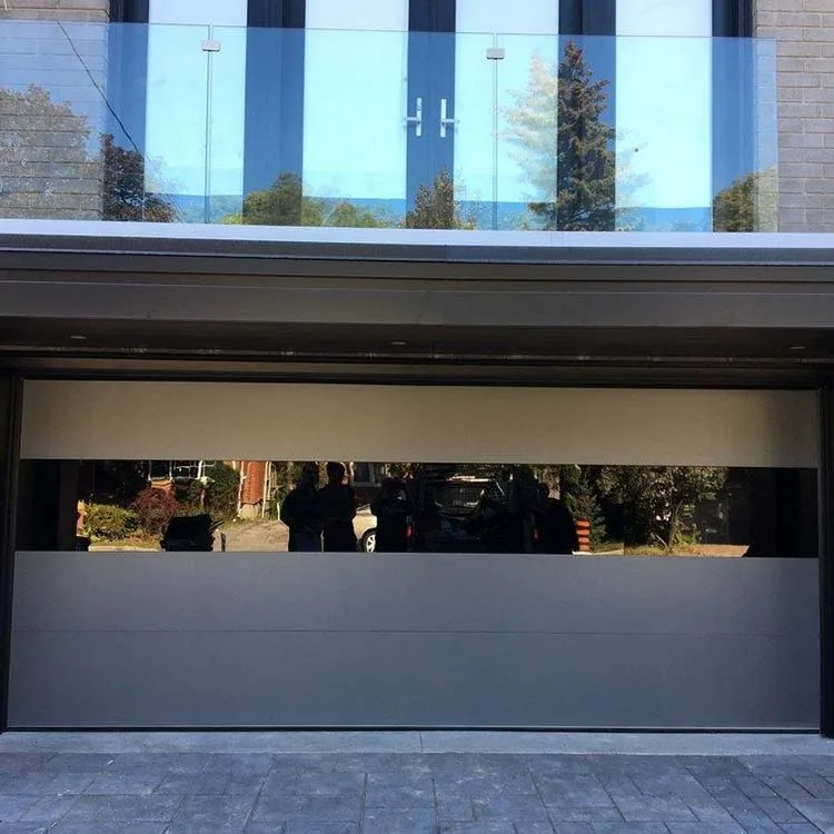 Modern Farmhouse 6x7 18x8 18x7 Large Black Galvanized Steel Automatic Garage Door Price