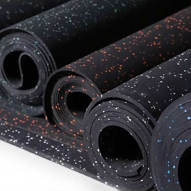 Heavy Duty Rubber Flooring and Rolling Mat Anti-slip Durable EPDM Gym Rubber Rolls