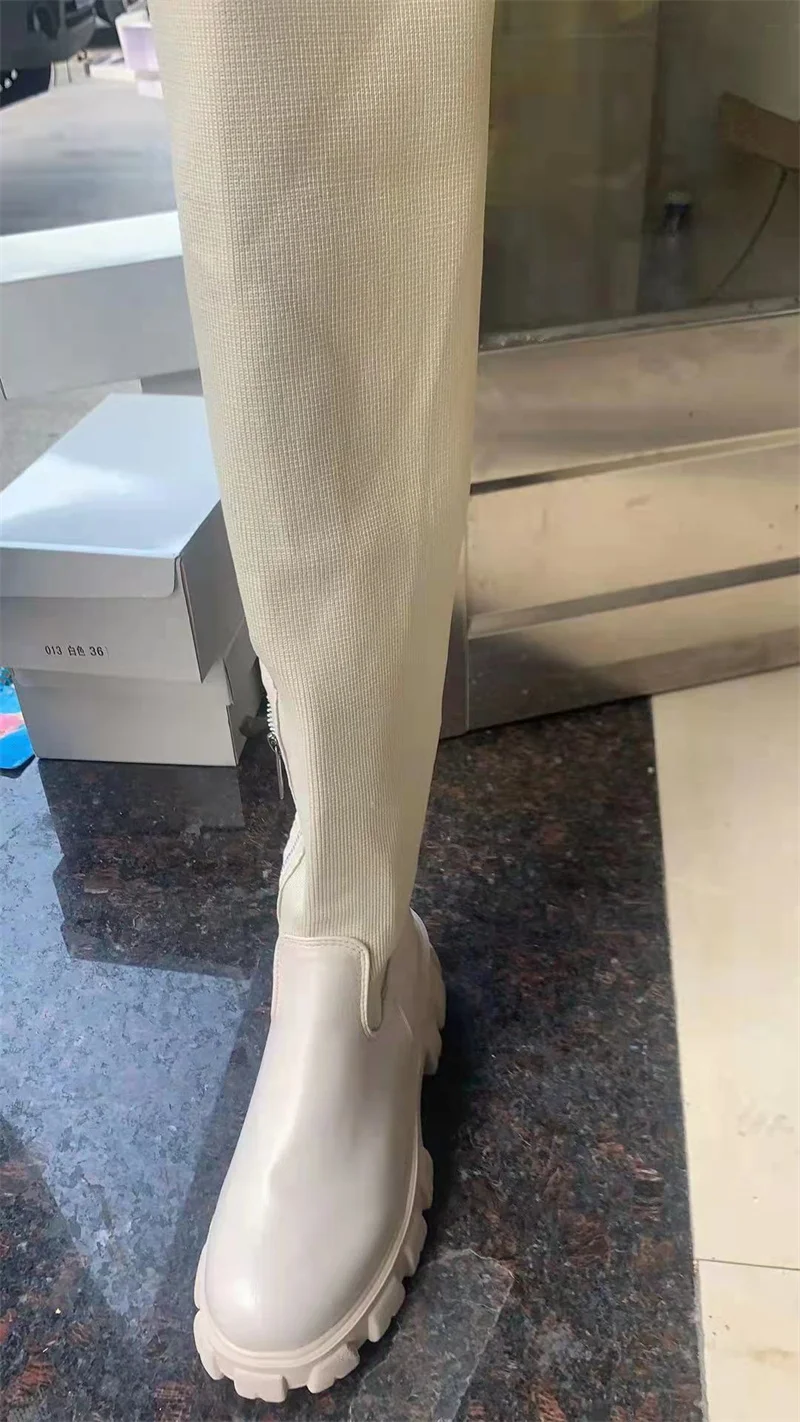Platform Boots Winter Over The Knee Boots Thigh High Winter Shoe