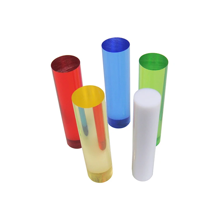 High quality transparent ESD rod custom decorative round plastic Acrylic sheet