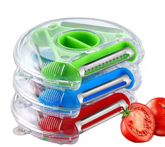 Multi-function Vegetable Fruit 3 In 1 Function Magic Slicer Fruit Potato Peeler Kitchen Tool Stainless Steel Vegetable Cut