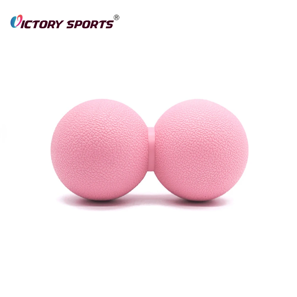 Factory direct yoga tpe peanut roller foot lacrosse massage ball