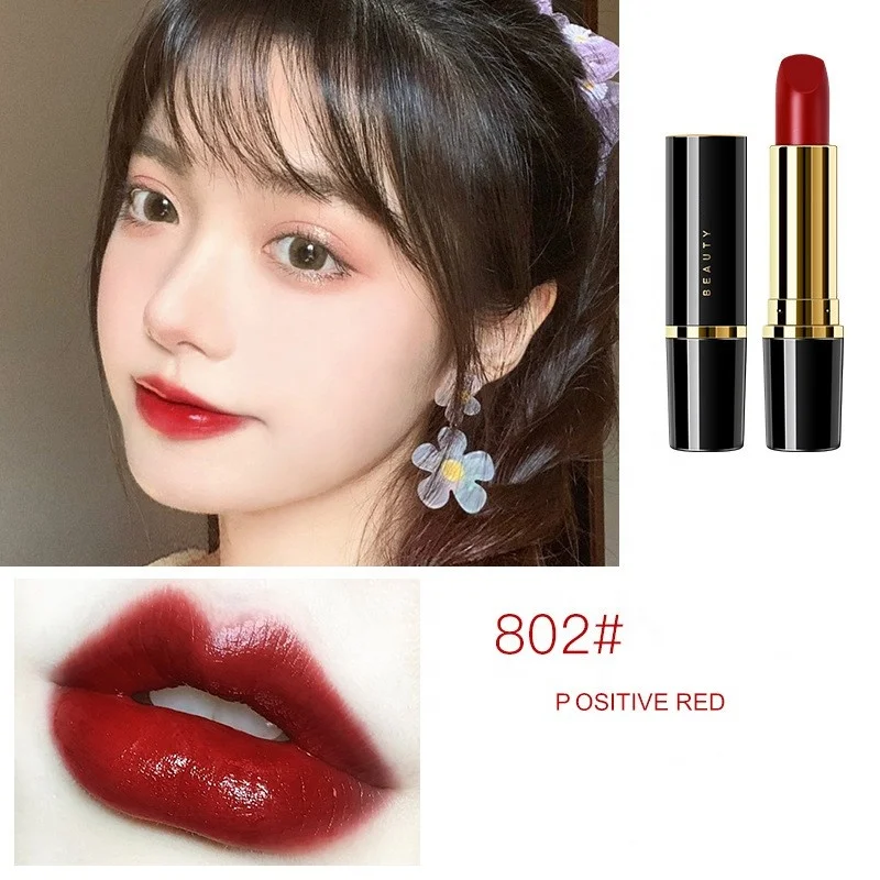 Lipstick Moisturizing Waterproof Sweat-proof Easy Coloring Not Easy To Decolorize Lipstick Cosmetics Long Lasting Lip Stick