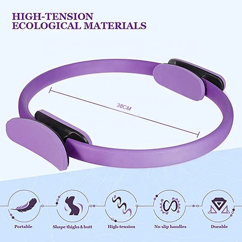 Eco Friendly Yoga Pilates Ring Fitness Circle for Effective Upper and Leg Training