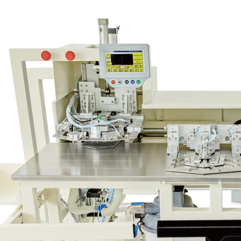 Somax SM-19P computerized automatic pocket patching machine