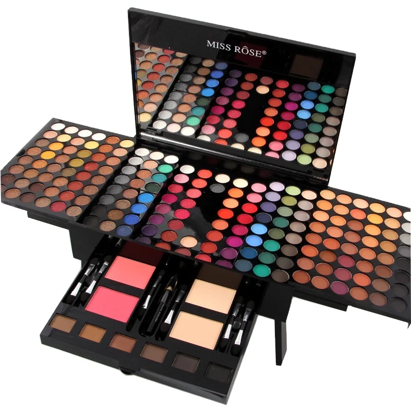 Professional Miss Rose 190 Colors Piano Big Eye Shadow Makeup Palette Set