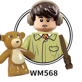 WM6041 Flitwick Dumbledore Longbottom Luna Diggory Trelawney Harrys Novel Movie Collect Education Building Blocks Toys for Kids