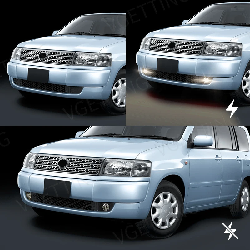 Auto Lighting Systems Front Bumper Halogen Driving Light Fog Lamp for Toyota Probox 2003 2004 2005 2006