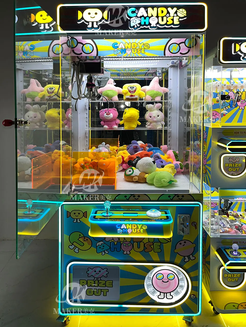 MAKER Factory Discount Hot Sale Plastic 1 Person Game Machine