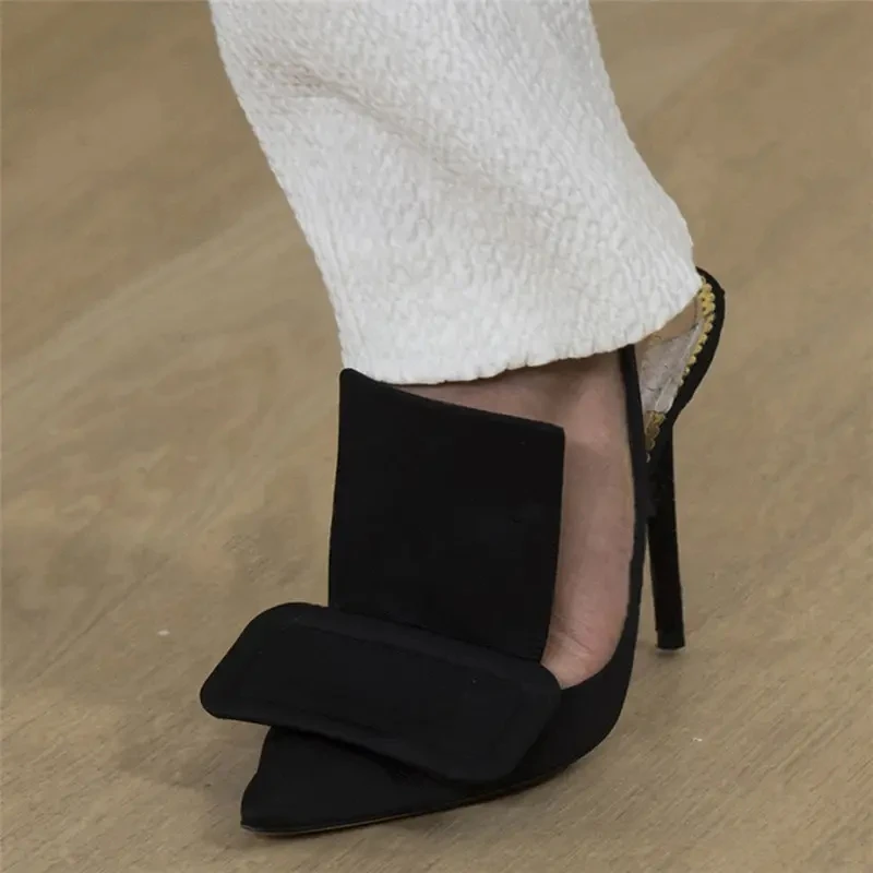 XINZI RAIN Wholesale Ladies Heels Sandals Big Size 45 Purple Slingback Women Stiletto Sandals With Square Buckle